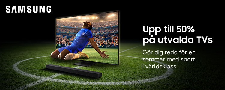 Upp till 50 % p&aring; utvalda TV-modeller