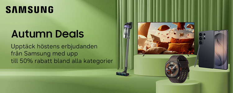 Autumn Deals hos Samsung: upp till 50 % rabatt