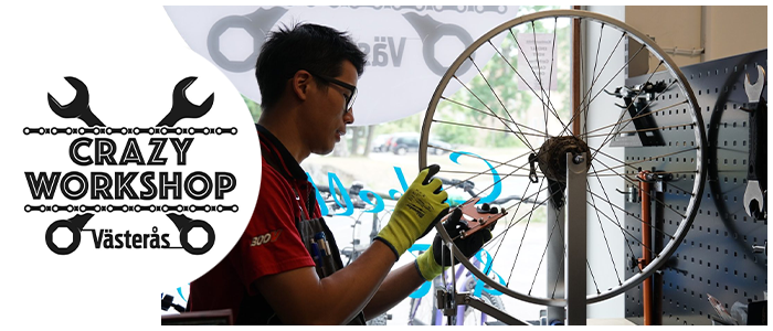 Crazy Workshop - 10 % rabatt p&aring; cykelreparation!
