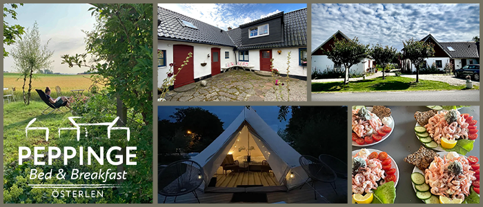 Peppinge Bed & Breakfast - 10 % p&aring; din bokning!