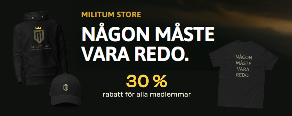 Militum Store – 30 % rabatt för medlemmar!