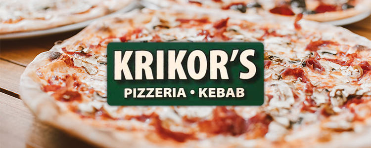 Krikor’s Pizzeria & Kebab – Lunch för 119 kr!