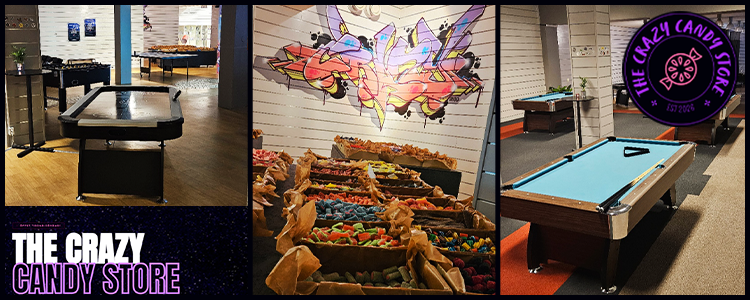 The Crazy Candy Store – Rabatt på godis & aktiviteter