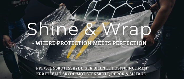 Shine & Wrap – 30 % rabatt på stenskottsskydd & keramiskt lackskydd